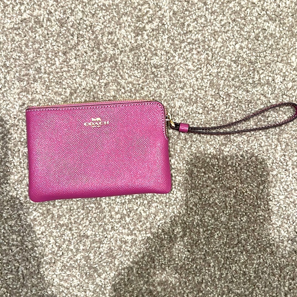 Light purple Coach wristlet